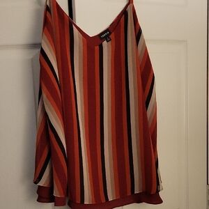 Torrid Multicolor Striped Camisole